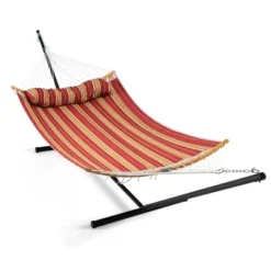 Tangkula Hammock Chair With Stand Portable Bag Cushion Pillow Heavy Duty Frame -Tangkula GUEST ad01b70f 9967 458e 81ee dcac0eb2b1cf