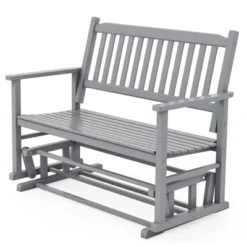 Tangkula Patio Glider Loveseat Chair Swing Rocking Bench W/ Curved Backrest & Slatted Seat 18 Tangkula Patio Glider Loveseat Chair Swing Rocking Bench W/ Curved Backrest & Slatted Seat -Tangkula GUEST af2ea6af c7aa 4ee0 b2a4 21853bb0ef45