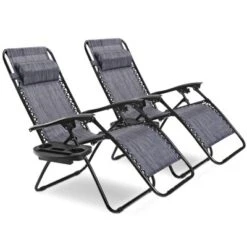 Tangkula 2PC Zero Gravity Chair Adjustable Recliners Textiliene 27 Tangkula 2PC Zero Gravity Chair Adjustable Recliners Textiliene -Tangkula GUEST b14c8cfd 139d 42e3 9d3c 35686e34ab18