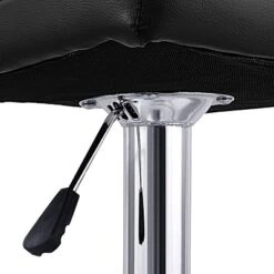 Tangkula Modern Square PU Leather Adjustable Swivel Barstools,Set Of 2 -Tangkula GUEST b1a92439 7a75 42be a55d 9cc36f5d62d3
