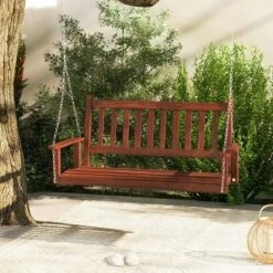 Tangkula Wooden Porch Swing 2-Person Hanging Swing Chair W/ Adjustable Galvanized Metal Chains 12 Tangkula Wooden Porch Swing 2-Person Hanging Swing Chair W/ Adjustable Galvanized Metal Chains -Tangkula GUEST b2e4cfc0 2e88 4f3d 8194 e61fcb7ed787