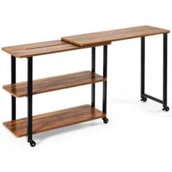 Tangkula Sofa Side Table W/Storage Shelves Mobile End Table Rolling Couch Table Desk For Living Room Bedroom 20 Tangkula Sofa Side Table W/Storage Shelves Mobile End Table Rolling Couch Table Desk For Living Room Bedroom -Tangkula GUEST b626e3c1 52bf 4690 888a 1d858b54bb8d