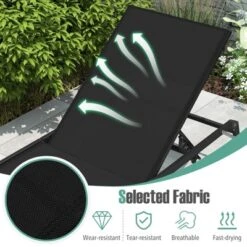 Tangkula Lounge Chair Outdoor Set Of 2 Foldable Patio Chaise Lounge Chairs With 5-Position Adjustable Backrests Heavy Duty Metal Frame No Assembly 13 Tangkula Lounge Chair Outdoor Set Of 2 Foldable Patio Chaise Lounge Chairs With 5-Position Adjustable Backrests Heavy Duty Metal Frame No Assembly -Tangkula GUEST b9309fb7 ec08 4e46 b3f7 14d4ab201077