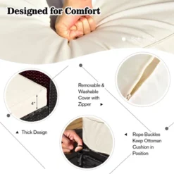 Tangkula 9PCS Furniture Set W/ 32" Fire Pit Table 50,000 BTU Square Propane Fire Pit Patio White -Tangkula GUEST bac9253e 53c1 44fb 8e59 cd770819e059