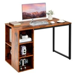 Tangkula Home Office Computer Desk Laptop Table Writing Workstation W/ 5 Cubbies -Tangkula GUEST ccd98039 ca61 4bfe af55 8ed4ca044d89