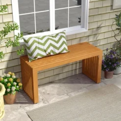 Tangkula 36 Inch Patio Bench All-Slat Acacia Wood Loveseat For 2 People 800 Lbs Capacity 12 Tangkula 36 Inch Patio Bench All-Slat Acacia Wood Loveseat For 2 People 800 Lbs Capacity -Tangkula GUEST cd537d78 8fb0 48b6 8e6d 91549a1763f5