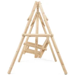 Tangkula Porch Swing Wooden Swing Rustic Frame Patio Furniture -Tangkula GUEST d202a32b bdbe 46a0 9dc0 b404bf5eb9fc