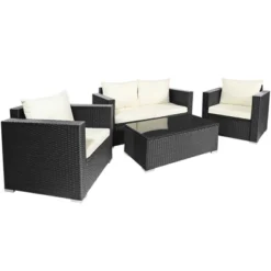 Tangkula 8PCS Rattan Patio Conversation Set Outdoor Furniture Set W/ Cushions -Tangkula GUEST d22a8972 a6ad 452e be1b ad4fddf3cac5