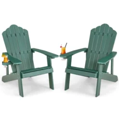 Tangkula 2PCS Adirondack Chair HIPS Adirondack Chair W/Cup Holder Realistic Wood Grain Weather Resistant Outdoor Chair For 380 LBS Weight Capacity Black/Navy/White/Teak/Dark Green/Red/Light Grey/Yellow 26 Tangkula 2PCS Adirondack Chair HIPS Adirondack Chair W/Cup Holder Realistic Wood Grain Weather Resistant Outdoor Chair For 380 LBS Weight Capacity Black/Navy/White/Teak/Dark Green/Red/Light Grey/Yellow -Tangkula GUEST dd2eb28d ba3e 44e0 984c 9c07ad321905