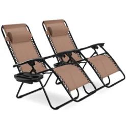Tangkula 2PC Zero Gravity Chair Adjustable Recliners Textiliene 26 Tangkula 2PC Zero Gravity Chair Adjustable Recliners Textiliene -Tangkula GUEST dd9084f5 3cfe 4e66 b737 d1fb649f1a85