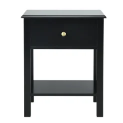 Tangkula End Table Nightstand W/Drawer & Shelf Bedroom Living Room Furniture Black 12 Tangkula End Table Nightstand W/Drawer & Shelf Bedroom Living Room Furniture Black -Tangkula GUEST df71e4de 51cb 4a8e 8cc2 785559b0f2ec