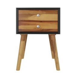 Tangkula Wooden Nightstand With 2 Storage Drawers Accent End Side Table For Bedroom&Living Room 17 Tangkula Wooden Nightstand With 2 Storage Drawers Accent End Side Table For Bedroom&Living Room -Tangkula GUEST ebb72f24 a957 4b48 a94e 9df4b5caf38a