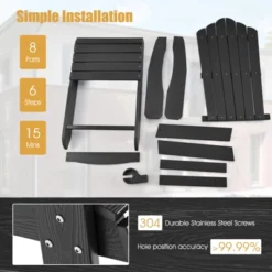 Tangkula 2PCS Adirondack Chair HIPS Adirondack Chair W/Cup Holder Realistic Wood Grain Weather Resistant Outdoor Chair For 380 LBS Weight Capacity Black/Navy/White/Teak/Dark Green/Red/Light Grey/Yellow 20 Tangkula 2PCS Adirondack Chair HIPS Adirondack Chair W/Cup Holder Realistic Wood Grain Weather Resistant Outdoor Chair For 380 LBS Weight Capacity Black/Navy/White/Teak/Dark Green/Red/Light Grey/Yellow -Tangkula GUEST ee3288d4 95a5 4214 8201 fcf79d15b6c9