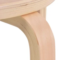 Tangkula 4 Pcs 17" Round Stacking Stool Dining Chair Set Backless Wood Seats Natural -Tangkula GUEST f1f391f3 6c2a 4808 9796 403647f740cd