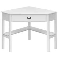 Tangkula Corner Computer DeskTable Wood Workstation BlackWhite -Tangkula GUEST f5229541 9316 4b77 bbdf 473ce9af83fb