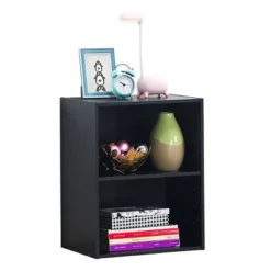 Tangkula 2-Tier Storage Night Stand Open Display Shelf MDF End Table -Tangkula GUEST f527424b c05d 4c79 b87b 1ee602e2fbc5
