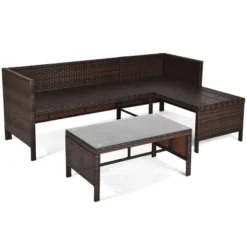 Tangkula 3PC Outdoor Furniture Set Rattan Wicker Sofa Table Deck Garden Patio 13 Tangkula 3PC Outdoor Furniture Set Rattan Wicker Sofa Table Deck Garden Patio -Tangkula GUEST faaf8a49 fa96 4791 b8c9 9e2dca48a729
