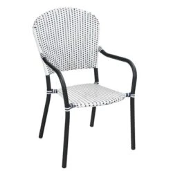 Tangkula Outdoor 4 PCS Iron Dining Chairs Patio Stackable Arm Chair For Balcony Backyard Poolside 10 Tangkula Outdoor 4 PCS Iron Dining Chairs Patio Stackable Arm Chair For Balcony Backyard Poolside -Tangkula GUEST fb236605 9c47 4158 82a0 ff143c8faa92